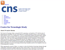 Tablet Screenshot of cnsonline.org
